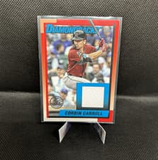 2025 Topps Update 1990 Topps Baseball Relics Corbin Carroll #90RU-CCL card