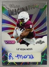 2025 Leaf Vivid Pure Imagination Autographs Le’Veon Moss #PA-LVM card