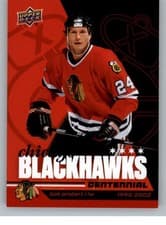 Bob Probert 2025-26 Upper Deck Chicago Blackhawks Centennial Box card