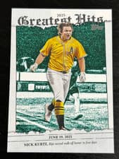 2026 Topps 2025 Greatest Hits Nick Kurtz #GH-23 card