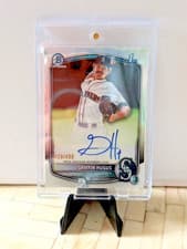 2025 Bowman Draft Chrome Prospect Autographs Griffin Hugus #CPA-GH card