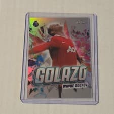 Wayne Rooney 2026 Topps Chrome Premier League Golazo card