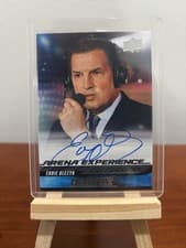 2024-25 Upper Deck Credentials Arena Experience Autographs Eddie Olczyk #AE-EO card