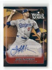 2025 Topps World Champion Autographs Jack Flaherty #WCA-JF card