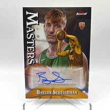 2024-25 Finest Masters Autographs Baylor Scheierman #MA-BS card
