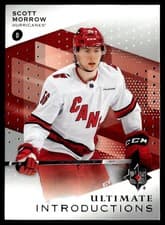 Scott Morrow 2024-25 Upper Deck Ultimate Collection Ultimate Introductions card