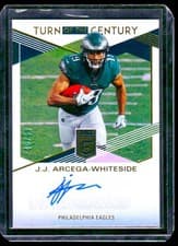 J.J. Arcega-Whiteside 2019 Panini Donruss Elite Turn of the Century Autograph card
