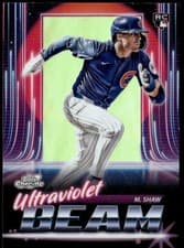2025 Topps Cosmic Chrome Ultraviolet Beam Matt Shaw #UB-21 card