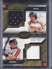 2025 Topps Tier One Dual Player Relics Jeff Bagwell / Craig Biggio #DPR-BB card