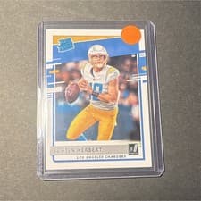 Justin Herbert 2020 Panini Donruss card