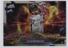 Julio Rodríguez 2024 Topps Cosmic Chrome Supernova card