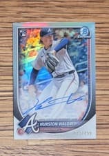2025 Bowman Chrome Rookie Autographs Hurston Waldrep #CRA-HW