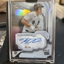 2026 Topps Chrome Black Ivory Autographs Kyle Teel #IVA-KT card