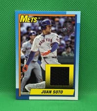 2025 Topps Update 1990 Topps Baseball Relics Juan Soto #90RU-JS card