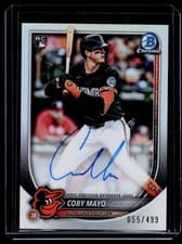 2025 Bowman Chrome Rookie Autographs Coby Mayo #CRA-CM card