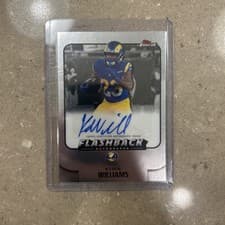 2025 Finest Flashback Autographs Kyren Williams #FBA-KW card