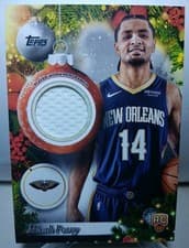 2025-26 Topps Holiday Player Relics Micah Peavy #PR-MP card