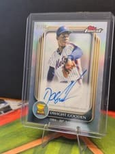 2025 Finest Rookie Cup Anniversary Autographs Dwight Gooden #RCAA-DG