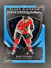 2025-26 Upper Deck Black Diamond Rookie Diamond Cutters Sam Rinzel #RDC-SR card