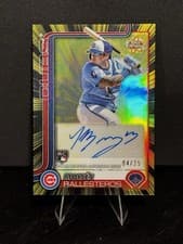 2025 Topps Chrome Update Radiating Rookies Autographs Moisés Ballesteros #RRA-MB card