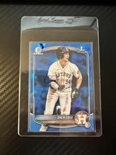 Zach Cole 2025 Bowman Chrome Sapphire Edition Prospects card
