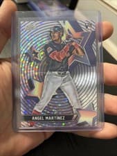 2025 Topps Cosmic Chrome StarFractor Angel Martínez #SF-79 card