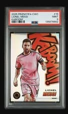 2025 Panini Prizm FIFA Club World Cup Kaboom! Lionel Messi #15 card