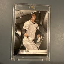 2025 Topps Chrome Black Base Set Ben Rice #120 card
