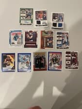 Bijan Robinson / Jahmyr Gibbs 2023 Panini Contenders Rookie Ticket Dual Swatch card