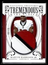 2025 Panini National Treasures Tremendous Treasures Marvin Harrison Jr. #2 card