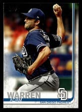 Adam Warren 2019 Topps Update card