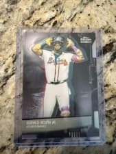 2026 Topps Chrome Black Nocturnal Ronald Acuña Jr. #NOC-27 card