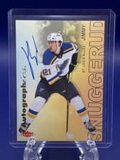 2025-26 Flair Autographics Jimmy Snuggerud #A-JY card