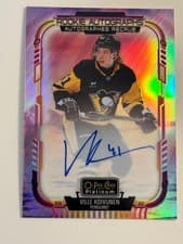 2025-26 O-Pee-Chee Platinum Rookie Autographs Ville Koivunen #R-VK card