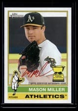 2025 Topps Heritage Real One Autographs Mason Miller #ROA-MMI card