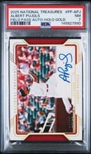 2025 Panini National Treasures Field Pass Autographs Albert Pujols #7 card