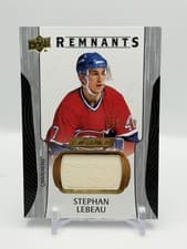 2024-25 Upper Deck Engrained Icons Remnants Stephan Lebeau #R-SL card