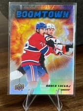2025-26 Upper Deck Boomtown Arber Xhekaj #BT-11 card