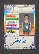 2024-25 Bowman University Chrome Course Load Autographs Jalil Bethea #CLA-JB card