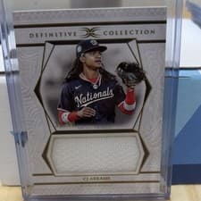 2025 Topps Definitive Collection Jumbo Relic Collection CJ Abrams #DJRC-CA card