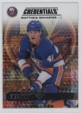 2025-26 Upper Deck Credentials Acetate Debut Ticket Access Matthew Schaefer #DTAA-MS