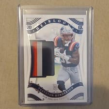 2025 Panini National Treasures Heirlooms TreVeyon Henderson #26 card