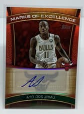 2025-26 Topps Marks of Excellence Ayo Dosunmu #ME-AD card