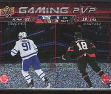 2024-25 Upper Deck Gaming PVP John Tavares / Tim Stutzle #GPVP-21 card
