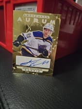 2025-26 Upper Deck Artifacts Aurum Signatures Jimmy Snuggerud #AS-JS card