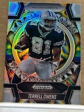 2025 Panini Prizm Black Kaleidoscopic Terrell Owens #21 card