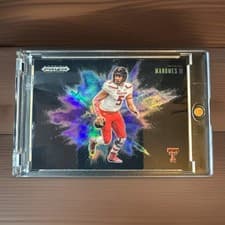 2025 Panini Prizm Draft Picks Black Color Blast Patrick Mahomes II #23 card