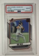 2024 Clearly Donruss The Rookies Bo Nix #4 card