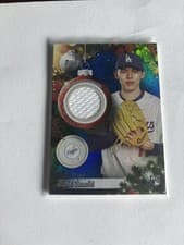 2025 Topps Holiday Relics Roki Sasaki #PR-RS card