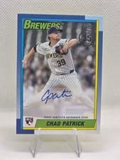 2025 Topps Update 1990 Topps Baseball Autographs Chad Patrick #90AU-CPK card